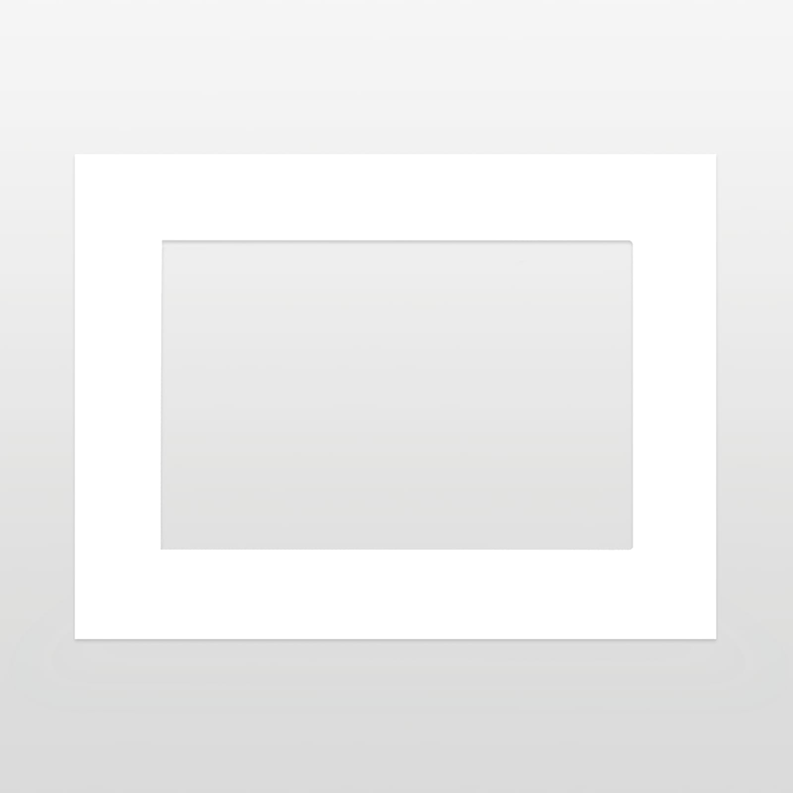 MDT - CORNICE VETRO BIANCO,7'