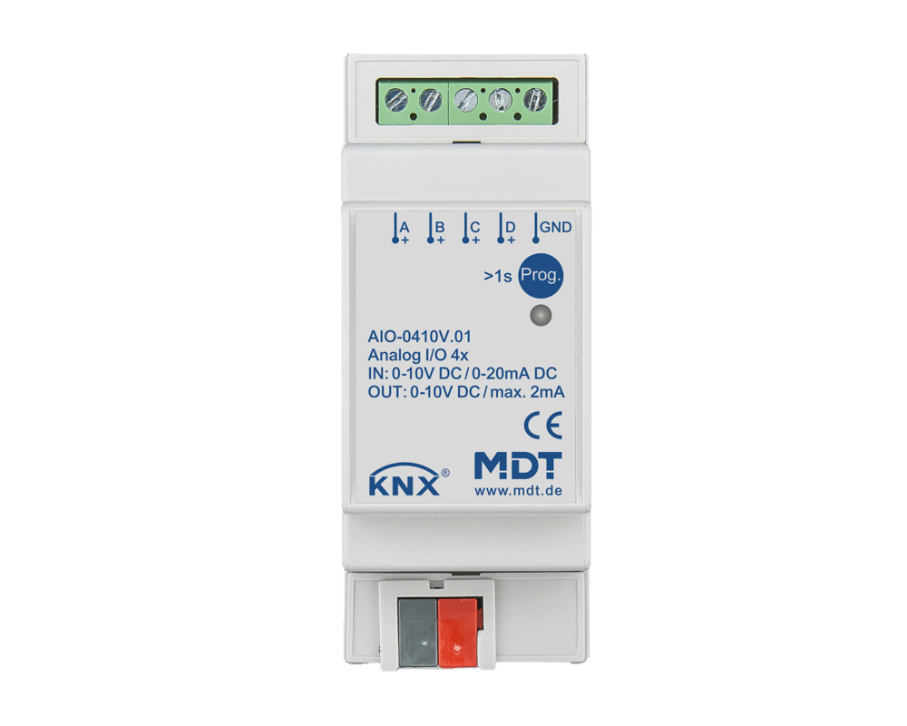 MDT - Attuatore Analogico KNX 4 canali,0-10V,230V
