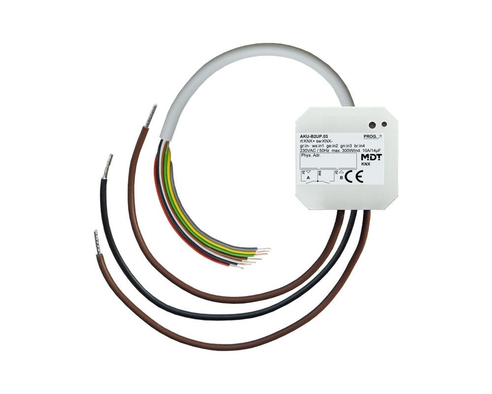MDT - Attuatore KNX Universale 2 canali+4IN,10A,incaoo