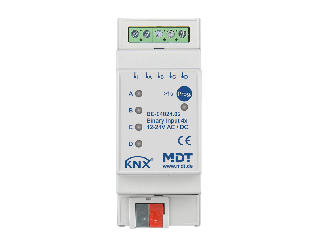 MDT - Ingresso Binario KNX 4can.,24V Dc