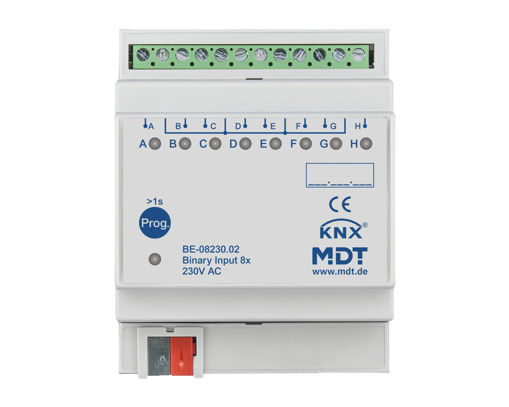 MDT - Ingresso Binario KNX 8 can.,230V