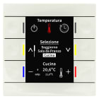 MDT - Room Controller KNX Smart 86 con display a colori, bianco lucido