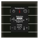 MDT - Room Controller KNX display, vetro nero