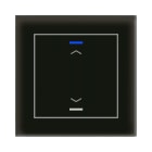 MDT - Tastiera KNX  Light vetro 1 tasto, nero, serigrafia tapparella