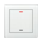 MDT - Tastiera KNX  Light vetro 1 tasto, bianco