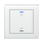 MDT - Tastiera KNX  Light vetro 1 tasto, bianco, serigrafia tapparella