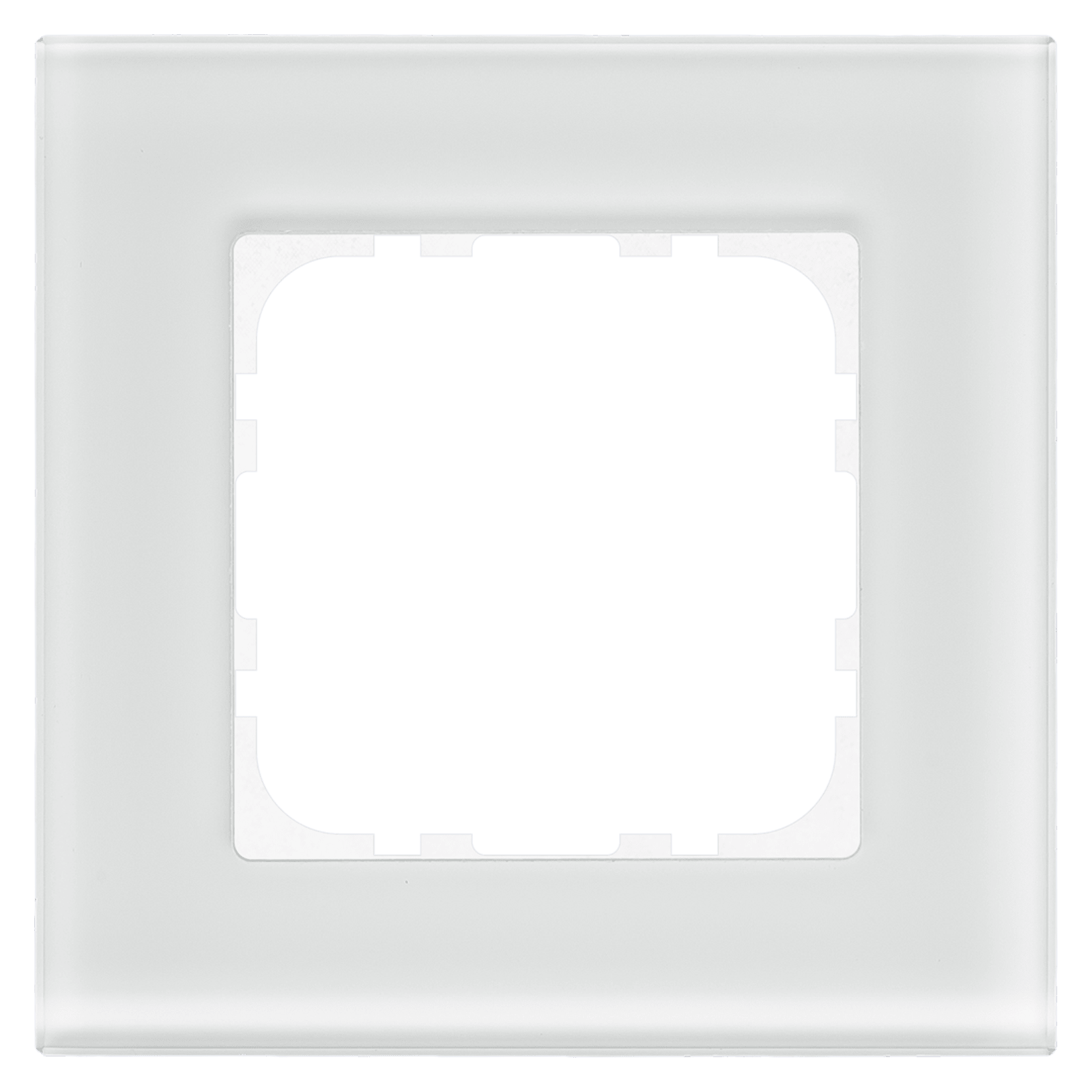 MDT - Cornice vetro singola 55x55,bianco