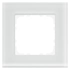 MDT - Cornice vetro singola 55x55,bianco
