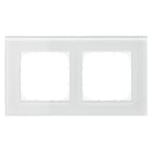 MDT - Cornice vetro doppia 55x55,bianco