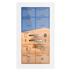 MDT - Touch KNX Smart Plus in vetro bianco, 6", KNX Data Secure