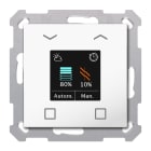 MDT - Tastiera KNX Smart veneziane 55, 4 funzioni display, bianco lucido