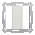 MDT - Tastiera KNX 55 SERIE.02, 2 tasti, bianco opaco