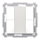 MDT - Tastiera KNX 55 SERIE.02, 4 tasti, bianco opaco