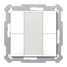 MDT - Tastiera KNX  55 SERIE.02, 4 tasti, bianco lucido
