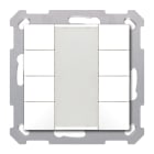 MDT - Tastiera KNX  55 SERIE.02, 8 tasti, bianco opaco