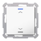 MDT - Tastiera KNX Light 55, 1 tasto, bianco lucido, tapparella