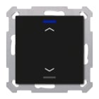 MDT - Tastiera KNX Light 55, 1 tasto, nero opaco, tapparella