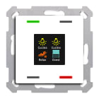 MDT - Tastiera KNX Smart 55, 4 funzioni display, bianco lucido