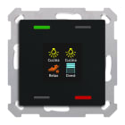 MDT - Tastiera KNX  Smart 55, 4 funzioni display, nero opaco
