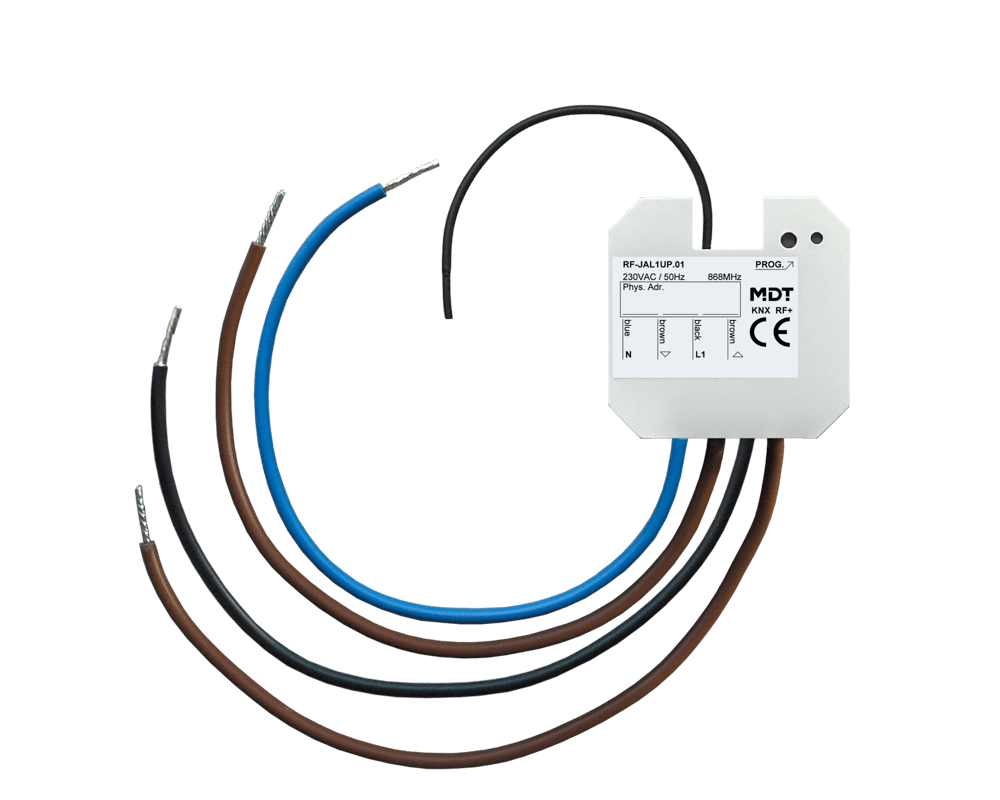 MDT - Attuatore tapparella, RF KNX  6A, 230V, incasso