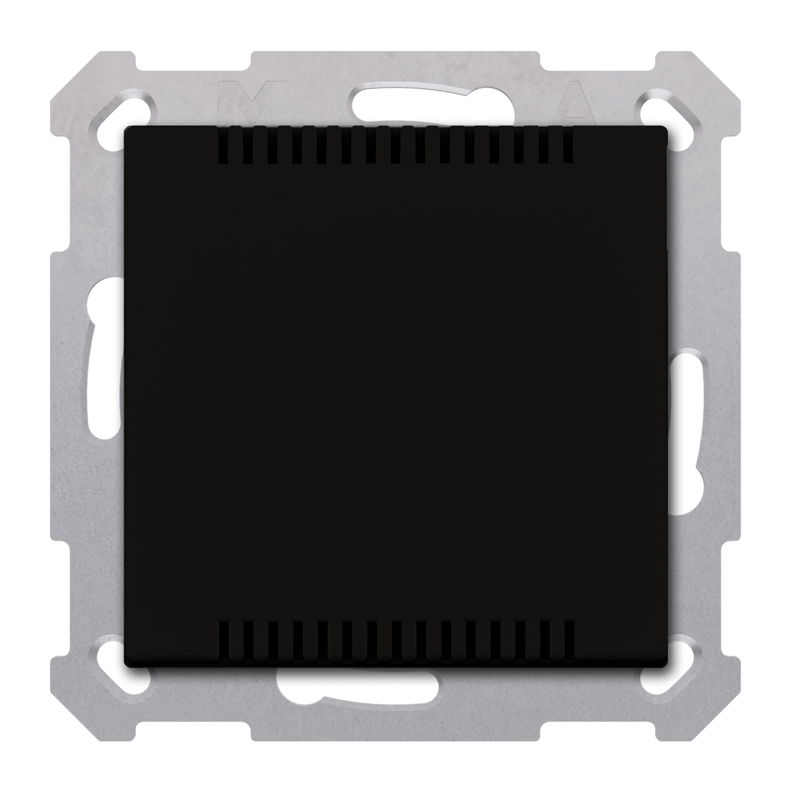 MDT - Sensore KNX C02, T°, Umidità,incasso, nero opaco