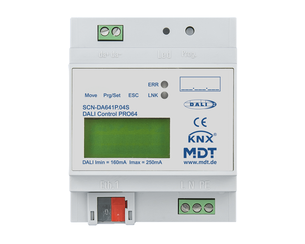 MDT - Gateway DALI KNX control PRO64, con interfaccia web