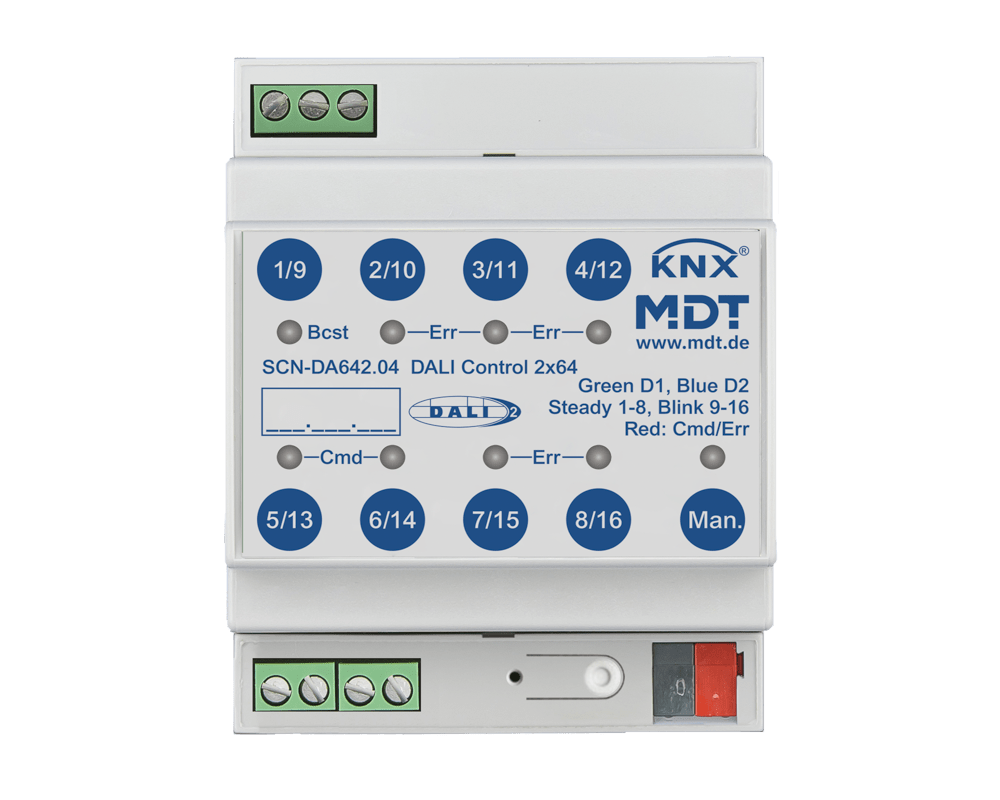 MDT - Gateway DALI KNX control 2x64
