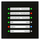 MDT - Indicatore LED 55mm, vetro nero