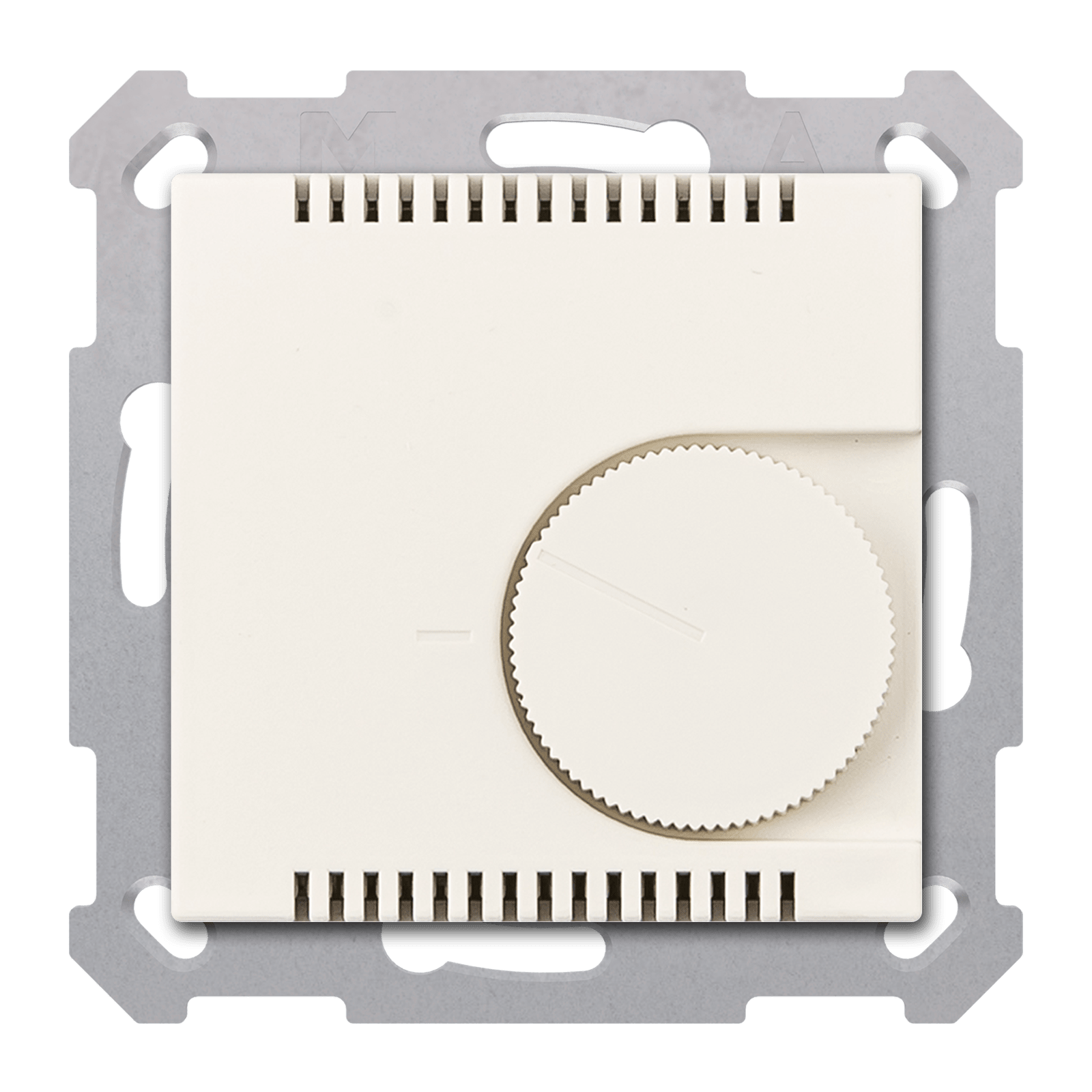 MDT - Rivelatore KNX Temperatura , manopola, incasso, bianco opaco