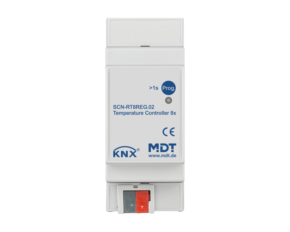 MDT - Rivelatore KNX Temperatura 8 logiche,DIN