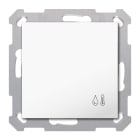 MDT - Termostato Umidostato KNX, incasso, bianco lucido