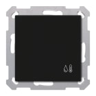 MDT - Sensore KNX Temperatura e umidità 55, nero opaco