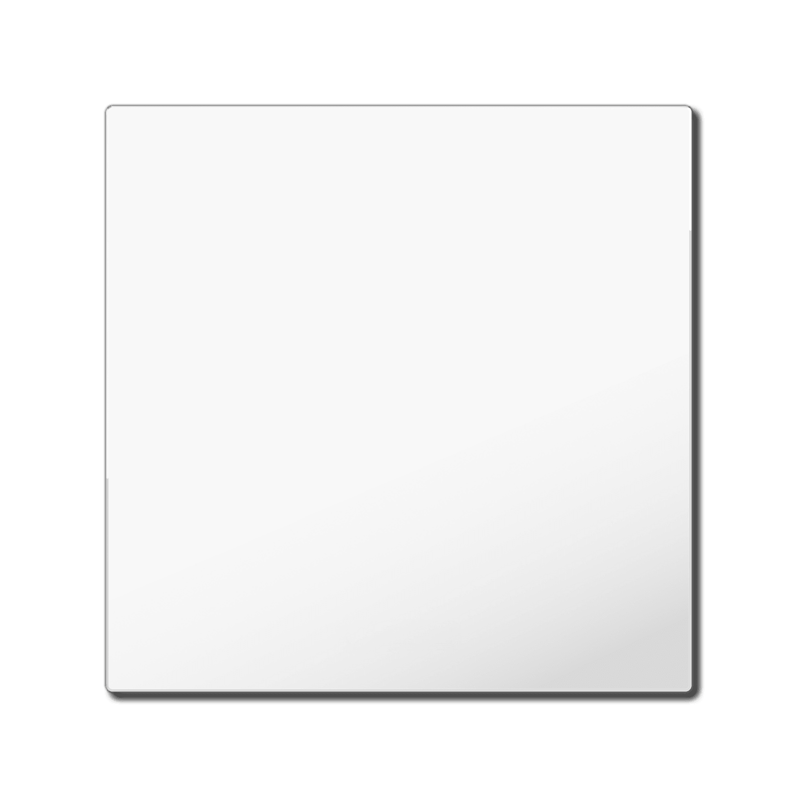 MDT - Copertura tastiera Light55 Basic 1 tasto.,bianco lucido,neutro