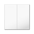 MDT - Copertura tastiera Light55 Basic 2 tasti., bianco lucido,neutro