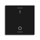 MDT - Copertura tastiera Light55 1 tasto.,nero opaco, on/off