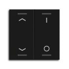 MDT - Copertura tastiera Light55 2 tasti.,nero opaco, combinato