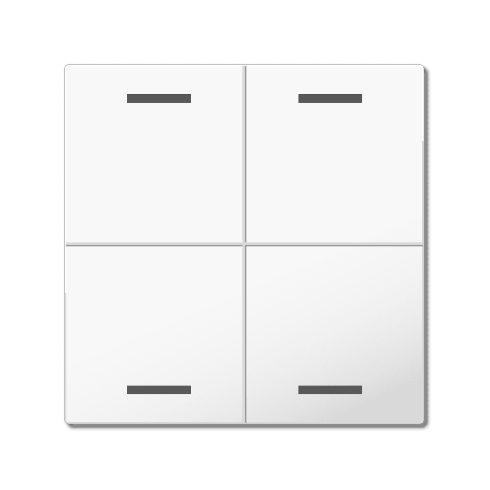 MDT - Copertura tastiera Light55 4 tas.,bianco lucido, neutro