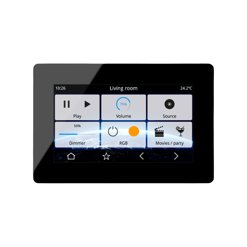 MDT - Touch screen KNX 4,3",nero
