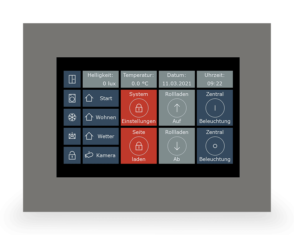 MDT - Touch panel KNX VisuControl, 7"