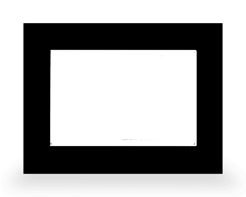 MDT - Cornice vetro nero, 10"