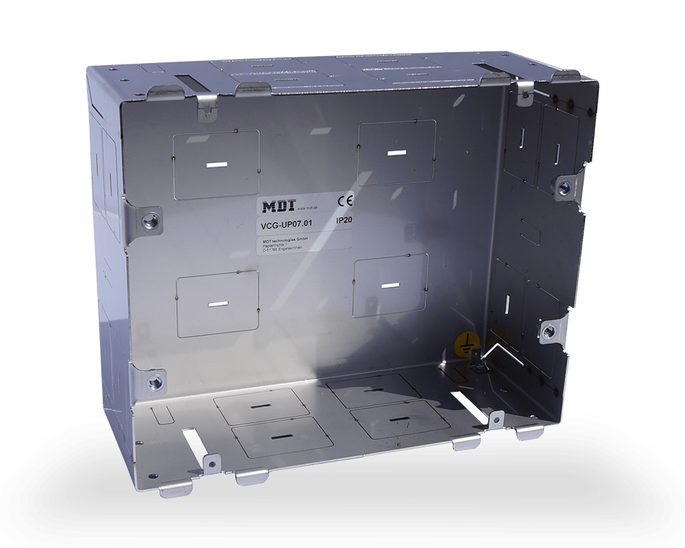 MDT - Scatola incasso Touch Panel 7", metallo