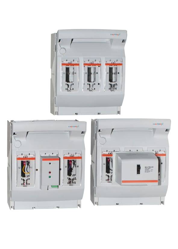 MERSEN - MULTIBLOC NH2 400A 3P BUSBAR