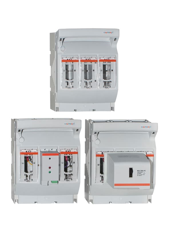 MERSEN - MULTIBLOC NH1 250A 3P BUSBAR