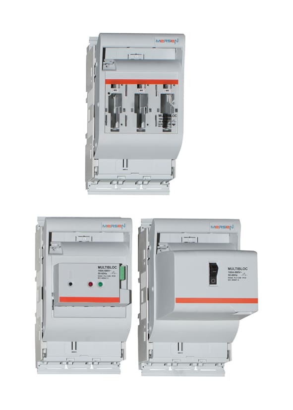 MERSEN - MULTIBLOC NH00 160A 3P PANEL