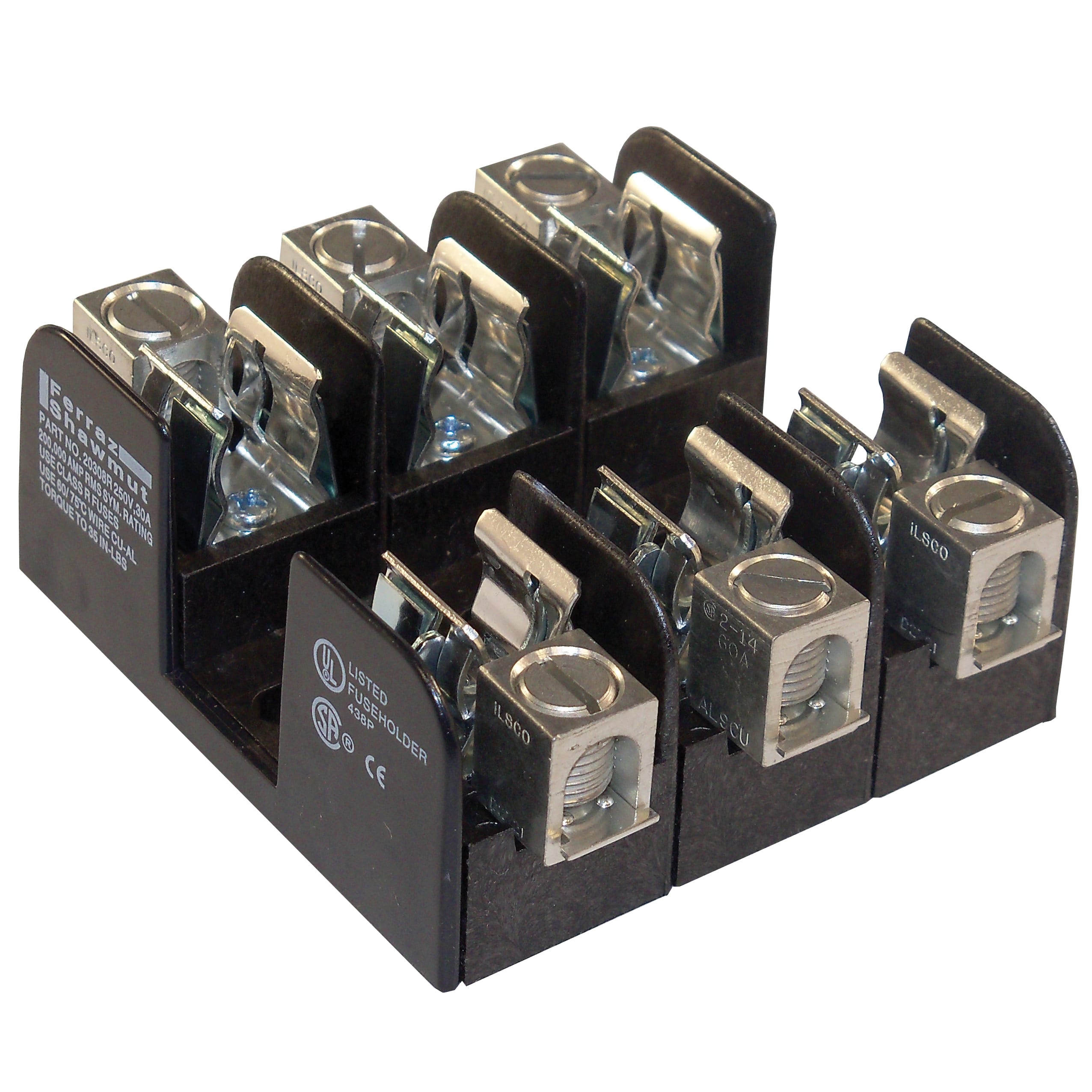 MERSEN - PORTAFUS. RK1 E RK5 250VAC 0-30A 3 POLI
