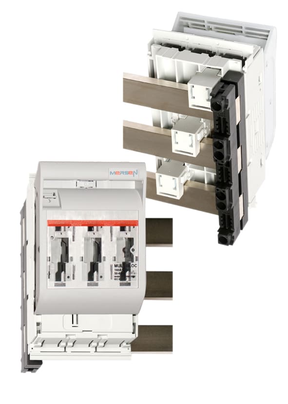 MERSEN - MULTIBLOC NH00 160A 3P BUSBAR