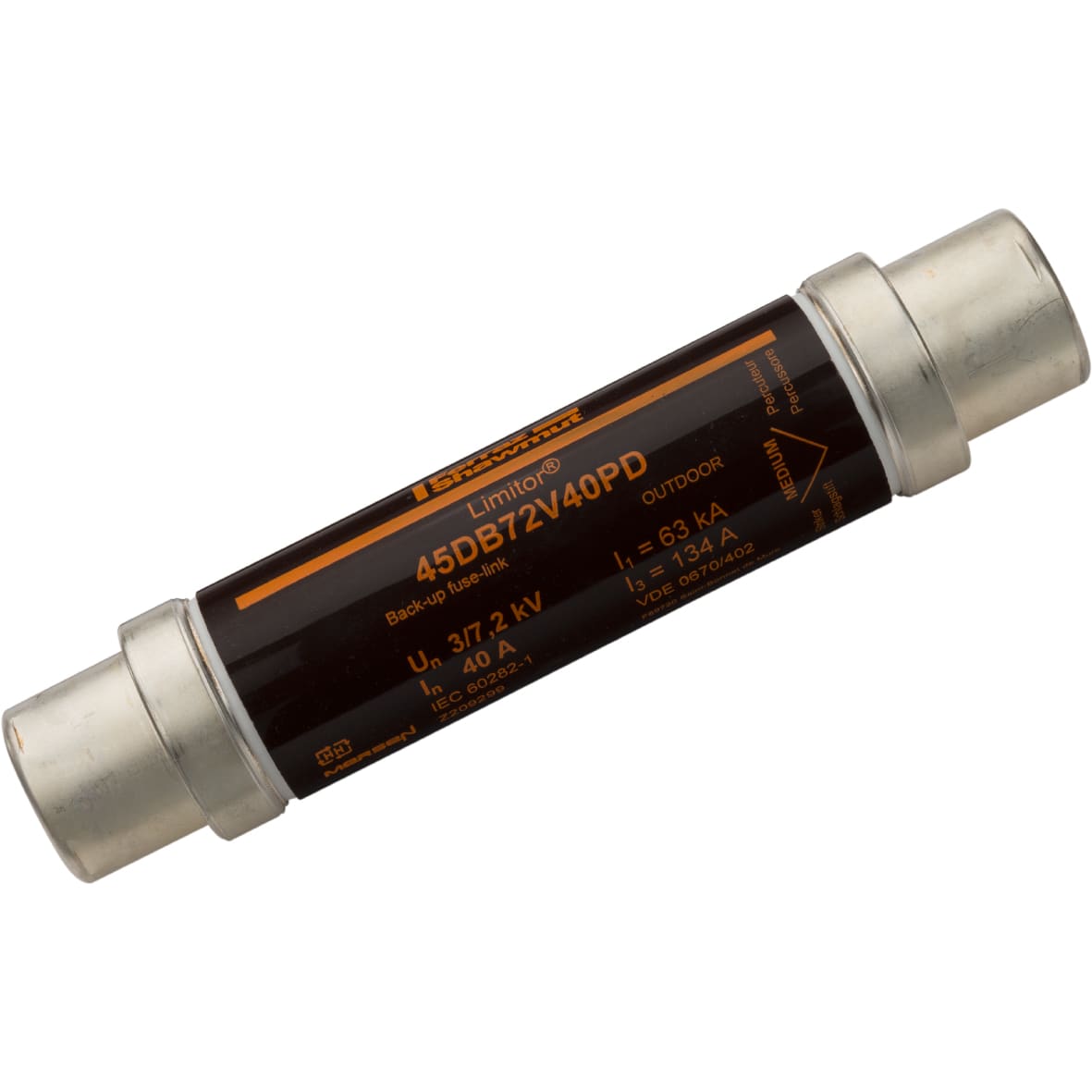 MERSEN - FUS. BACKUP DIN CON PERC. 7,2KV 40A PD Z209299