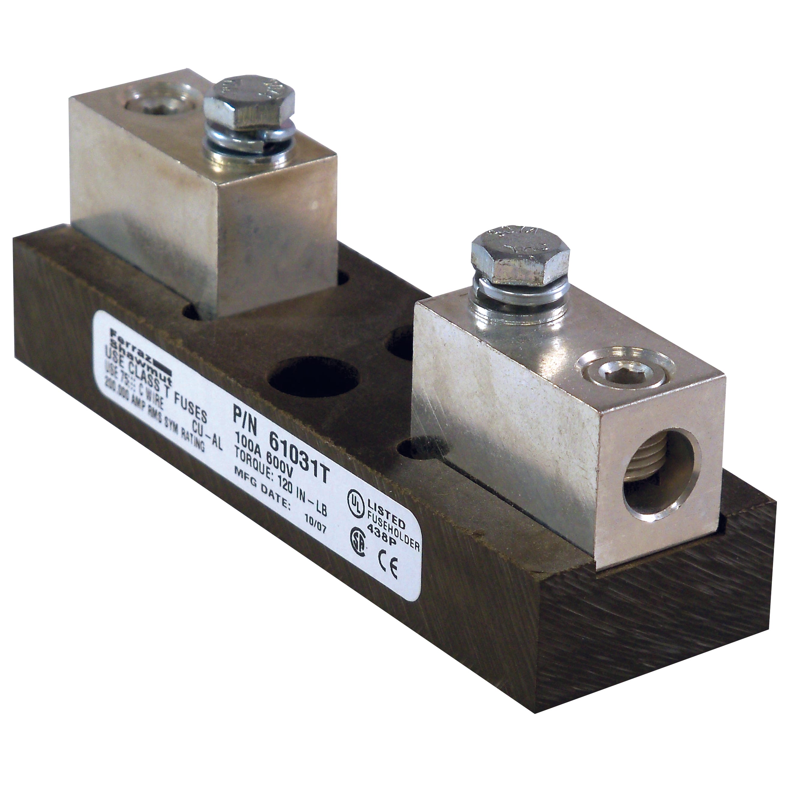 MERSEN - PORTAFUS. CLASSE T 100A-600V 1 P