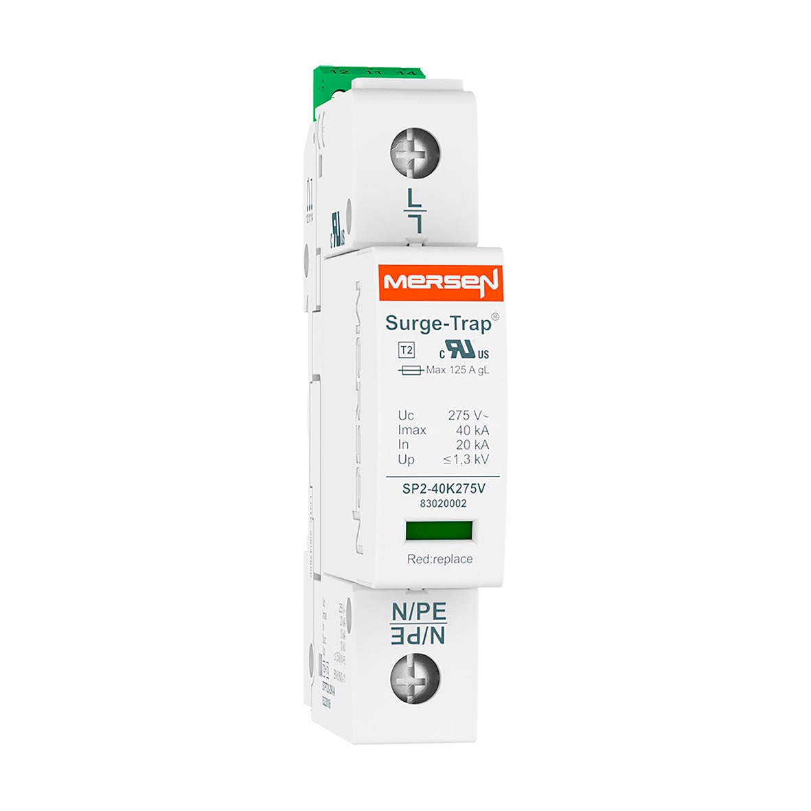MERSEN - SPD T2,40KA,UC275V,L-N,1P,R 83020107