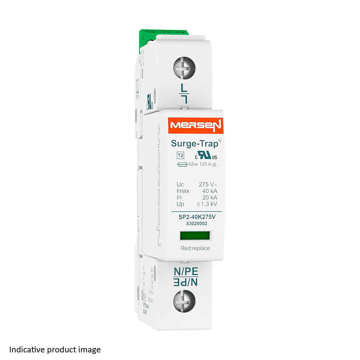 MERSEN - SPD T2,40KA,UC440V,L-N,1P,R 83020111
